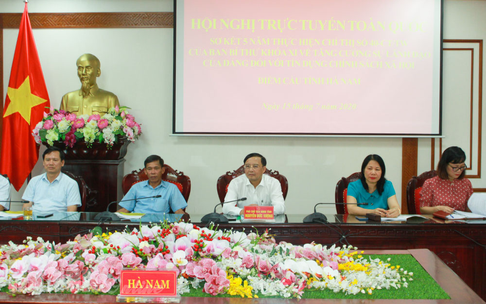 Hội nghị trực tuyến sơ kết 5 năm thực hiện Chỉ thị 40- CT/TW của Ban Bí thư