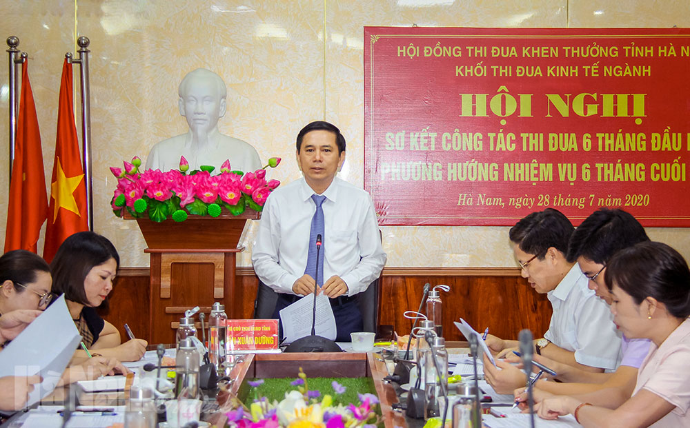 Khối thi đua Kinh tế ngành sơ kết 6 tháng đầu năm