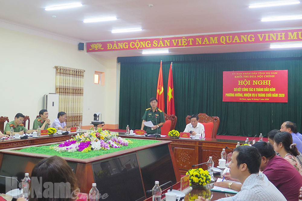 Khối thi đua Nội chính triển khai nhiệm vụ công tác 6 tháng cuối năm