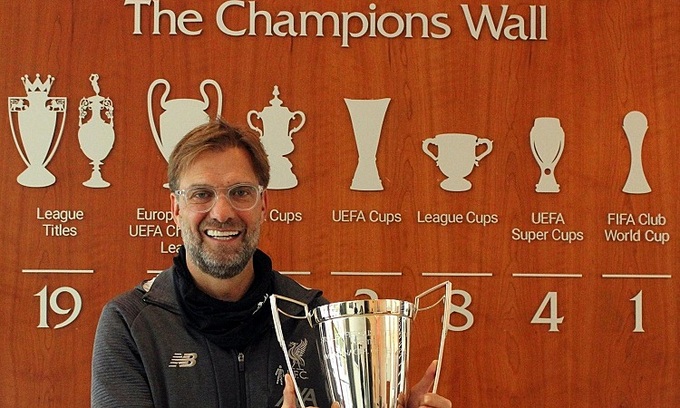 Klopp giành giải HLV hay nhất mùa