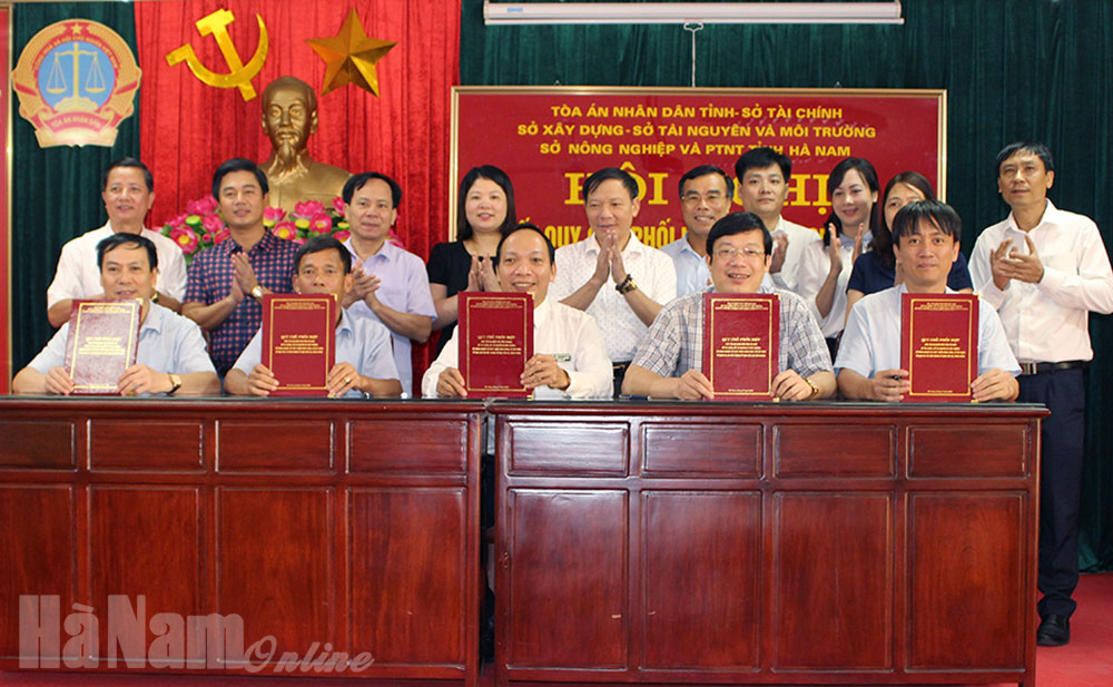 Ký kết quy chế phối hợp về định giá tài sản trong tố tụng dân sự, hành chính