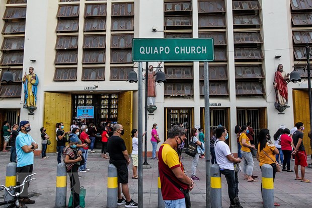 Philippines phong tỏa lại vùng thủ đô Manila do dịch bệnh COVID-19