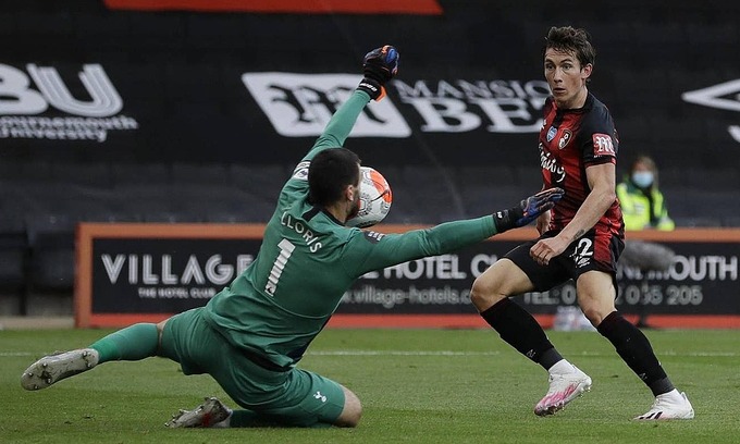 Tottenham bất lực trước Bournemouth