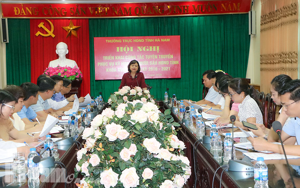 Triển khai công tác tuyên truyền phục vụ kỳ họp thứ 16 HĐND tỉnh khóa XVIII