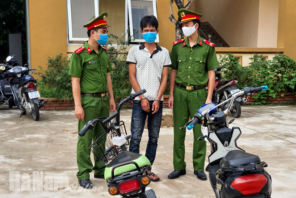 Công an Bình Lục khám phá nhanh chuyên án trộm cắp xe máy điện