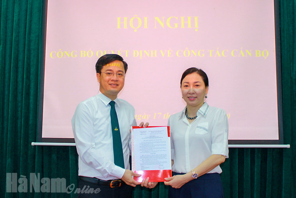 Công bố Quyết định điều động, bổ nhiệm Phó Giám đốc Sở Văn hóa, Thể thao và Du lịch