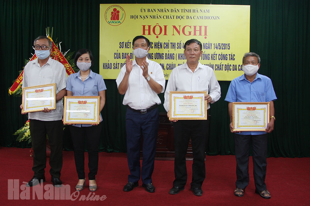 Hội NNCĐDC/dioxin tỉnh sơ kết 5 năm thực hiện Chỉ thị của Ban Bí thư Trung ương Đảng