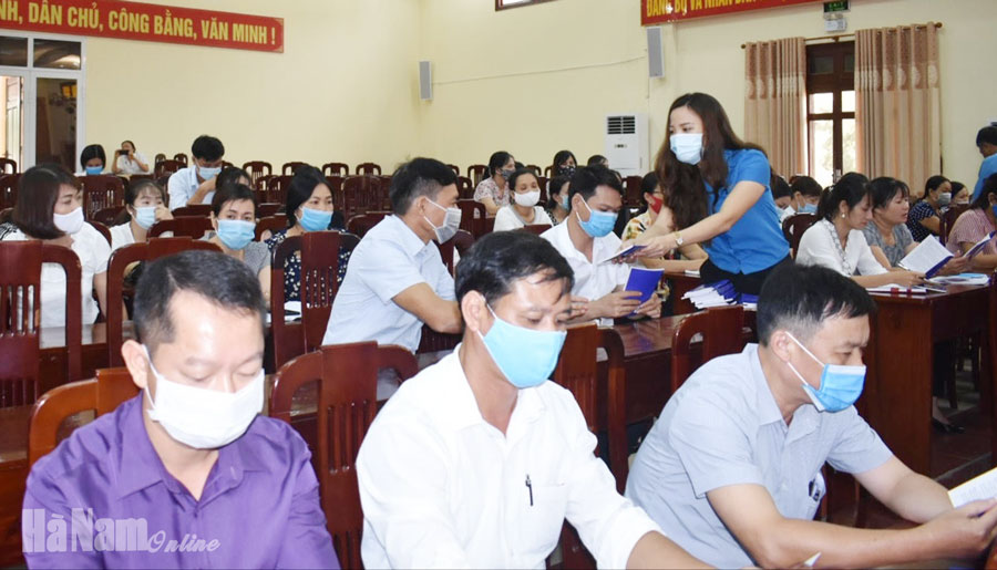 LĐLĐ huyện Thanh Liêm triển khai Điều lệ Công đoàn Việt Nam khóa XII