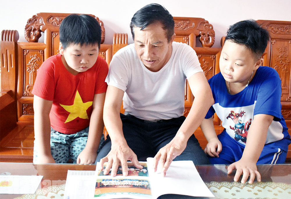 Người thương binh hết lòng với công tác khuyến học, khuyến tài