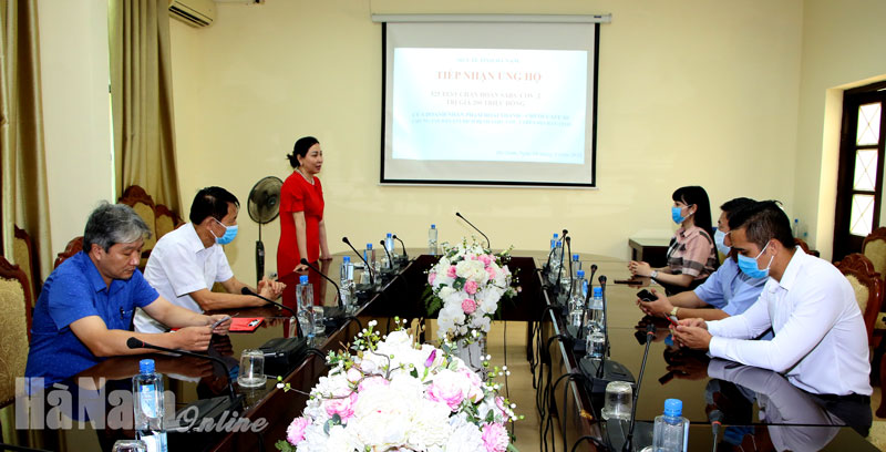 Sở Y tế Hà Nam tiếp nhận ủng hộ Test chuẩn đoán SARS-CoV-2