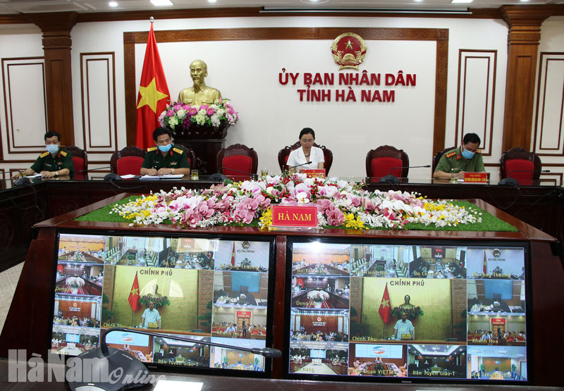 Thường trực Chính phủ họp trực tuyến với các địa phương có dịch, bệnh Covid-19