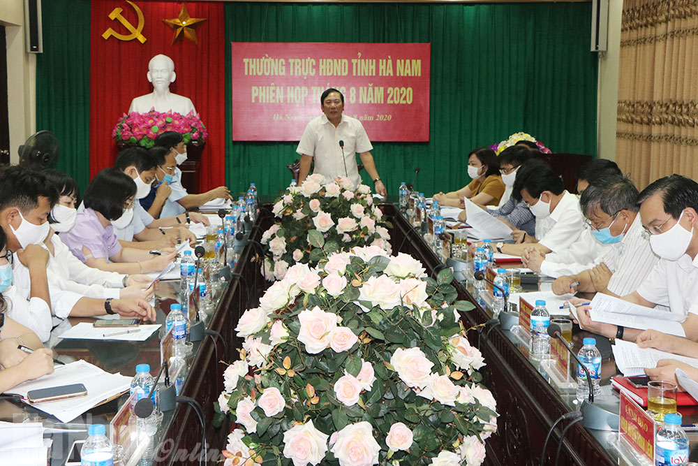 Thường trực HĐND tỉnh tổ chức phiên họp thường kỳ tháng 8