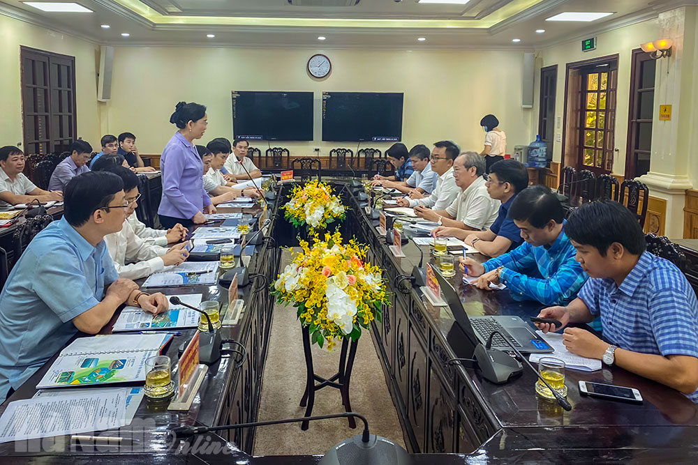 UBND tỉnh làm việc với Công ty Vinci Construction Grands Projets