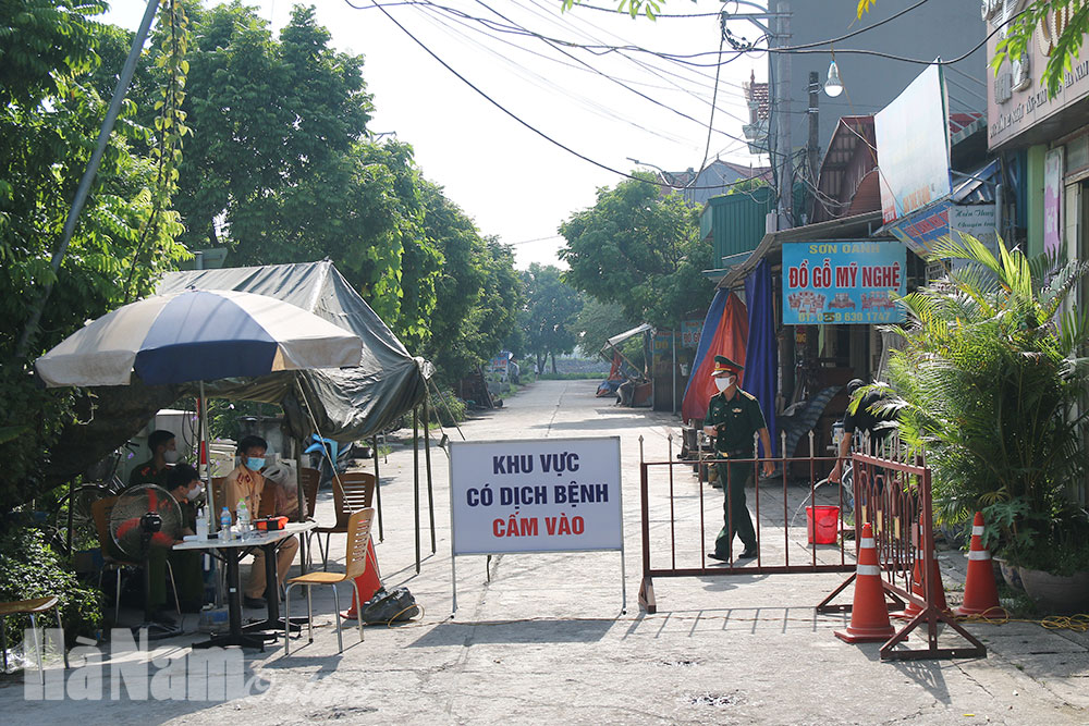 Xã Nhật Tân, huyện Kim Bảng: Tạm dừng hoạt động tất cả các nhà hàng, quán ăn, chợ