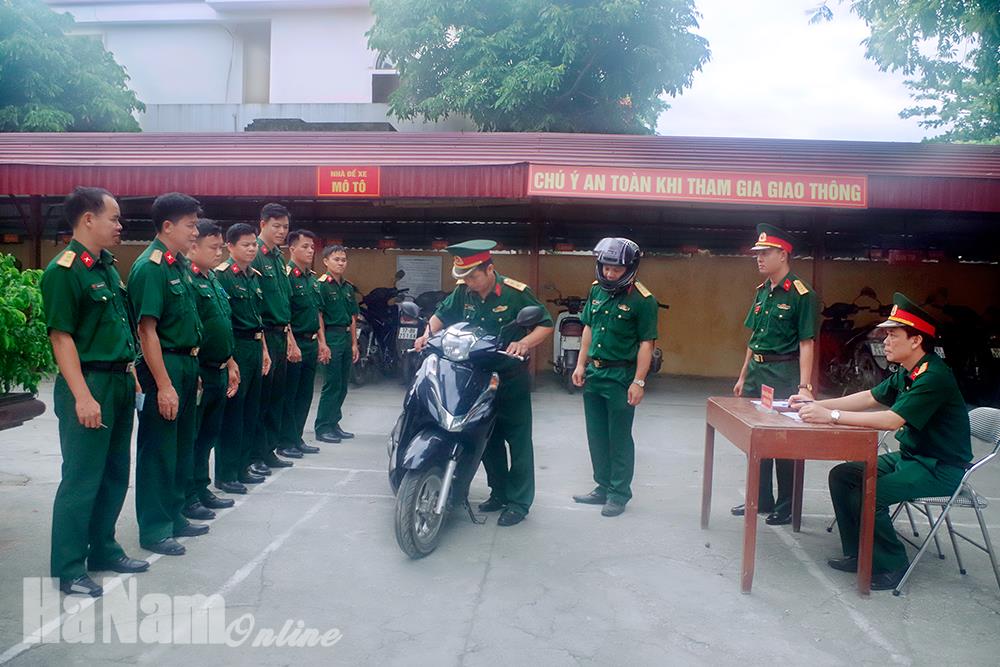 Ban CHQS huyện Thanh Liêm quản lý tốt vũ khí, trang bị kỹ thuật