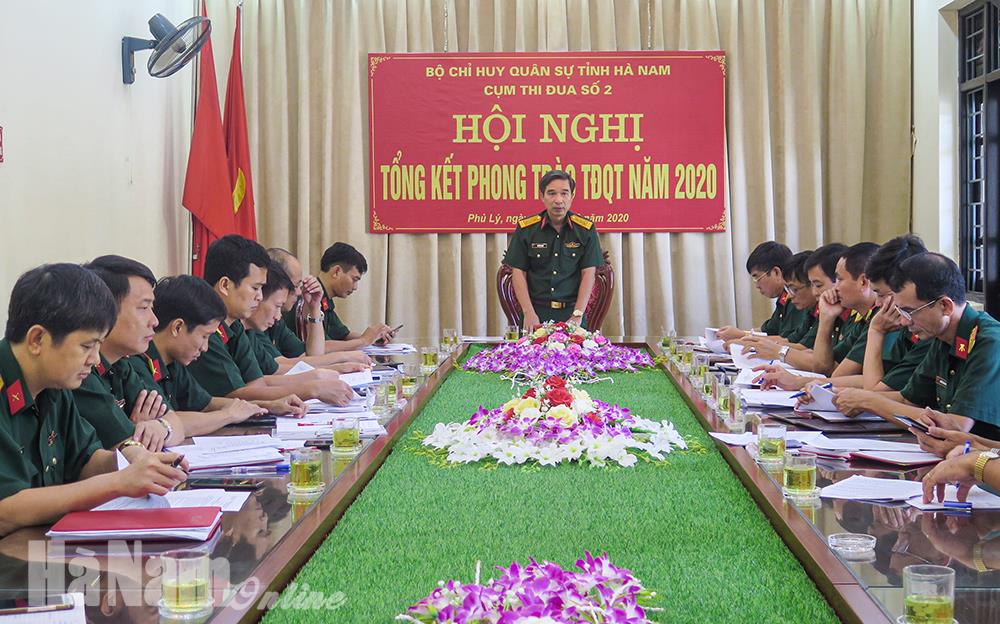 Cụm thi đua số 2 LLVT tỉnh tổng kết phong trào thi đua Quyết thắng