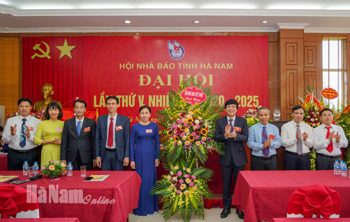 Đại hội Hội Nhà báo Việt Nam tỉnh Hà Nam lần thứ V, nhiệm kỳ 2020-2025 thành công tốt đẹp