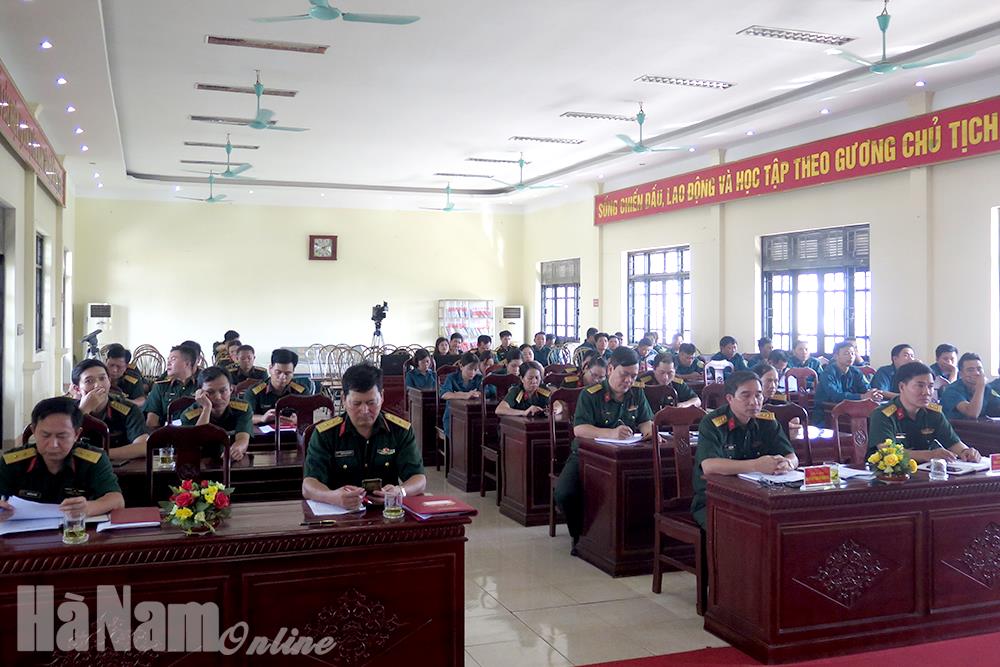 Đảng ủy Quân sự thành phố Phủ Lý sơ kết mô hình điểm về học tập và làm theo Bác giai đoạn 2017 - 2020