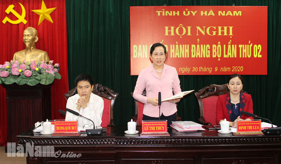 Hội nghị Ban Chấp hành Đảng bộ tỉnh lần thứ 2