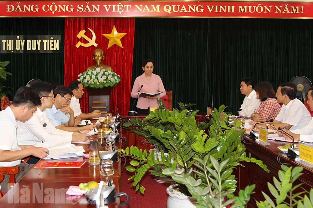 Thường trực Tỉnh ủy kiểm tra công tác tuyên truyền Đại hội đại biểu Đảng bộ tỉnh lần thứ XX