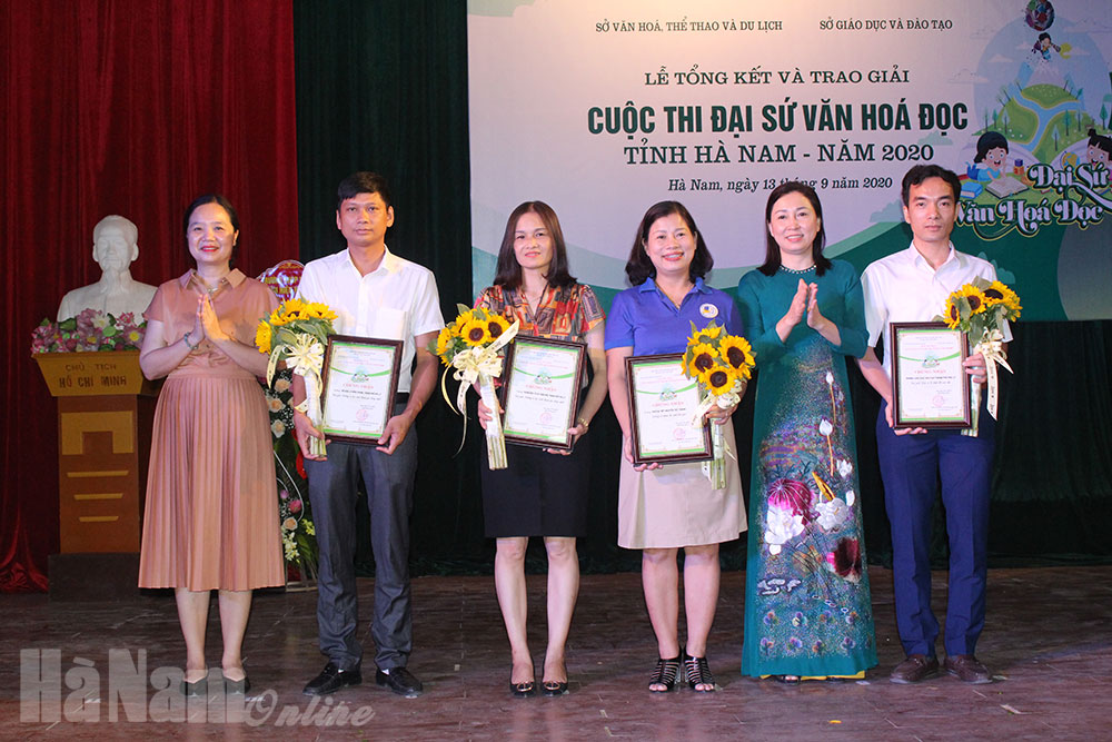 Trao giải và tổng kết cuộc thi "Đại sứ văn hóa đọc tỉnh Hà Nam năm 2020"