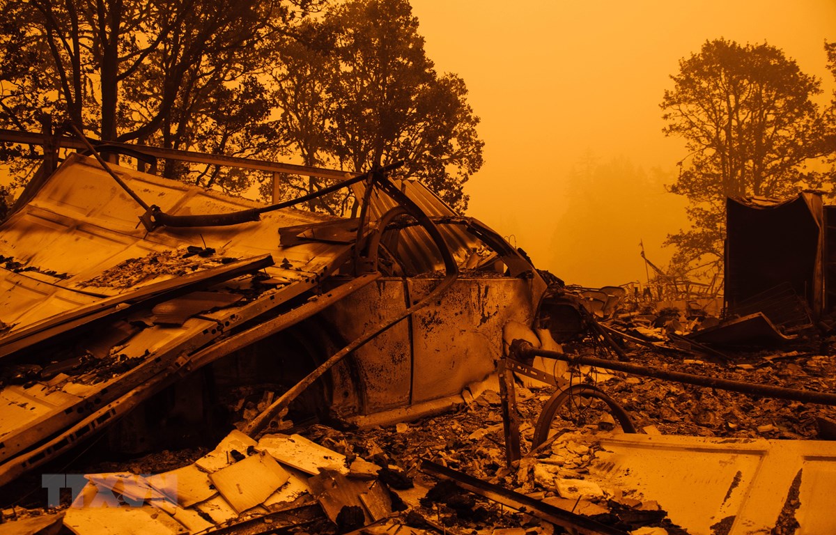 Mỹ ban bố tình trạng thảm họa tại bang Oregon do cháy rừng