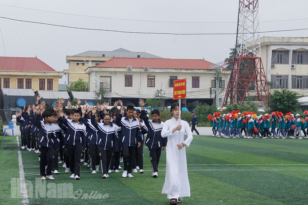 Thành phố Phủ Lý, huyện Thanh Liêm khai mạc Hội khỏe Phù Đổng năm 2020