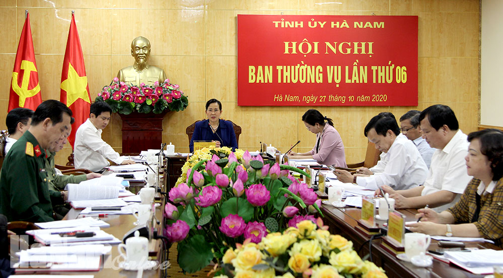 BTV Tỉnh ủy, BCH Đảng bộ tỉnh thảo luận Quy chế làm việc của Tỉnh ủy, Chương trình hành động thực hiện NQĐH Đảng bộ tỉnh lần thứ XX, nhiệm kỳ 2020-2025