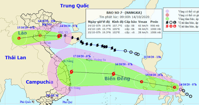 Bão suy yếu, áp thấp nhiệt đới khác sắp vào biển Đông