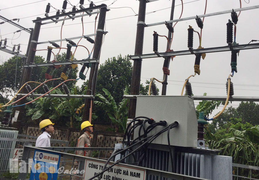 Công ty Điện lực Hà Nam triển khai các giải pháp ứng phó với cơn bão số 7
