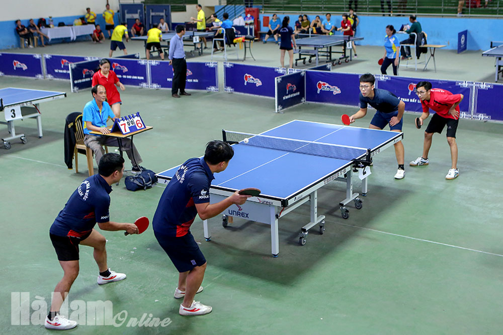 Giải bóng bàn Cúp Báo Hà Nam: Đã xác định được các VĐV đạt Nhất, Nhì, Ba giải phong trào