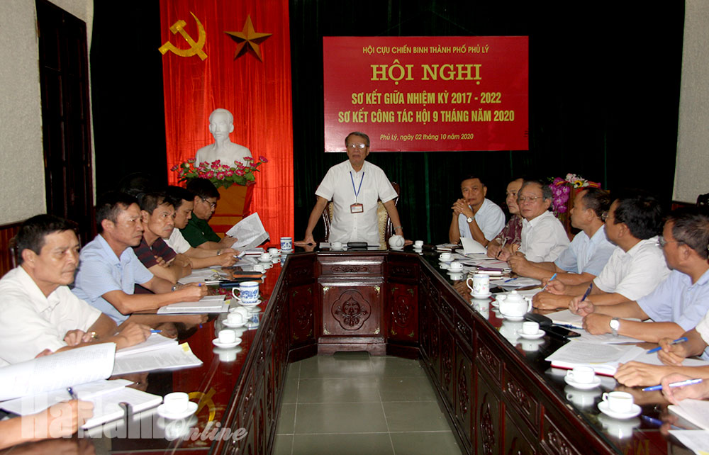 Hội CCB Phủ Lý sơ kết giữa nhiệm kỳ thực hiện Nghị quyết Đại hội