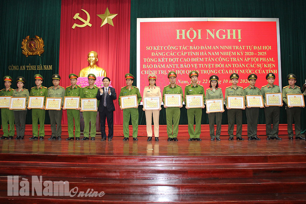 Sơ kết công tác đảm bảo ANTT Đại hội Đảng các cấp nhiệm kỳ 2020 – 2025