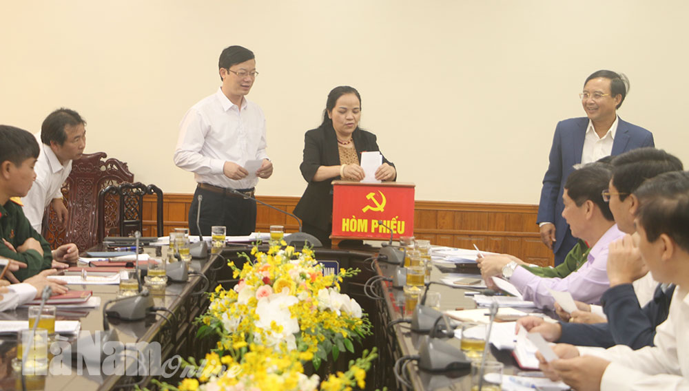 Thảo luận, bỏ phiếu đề nghị xét, công nhận tỉnh Hà Nam hoàn thành nhiệm vụ xây dựng nông thôn mới năm 2020