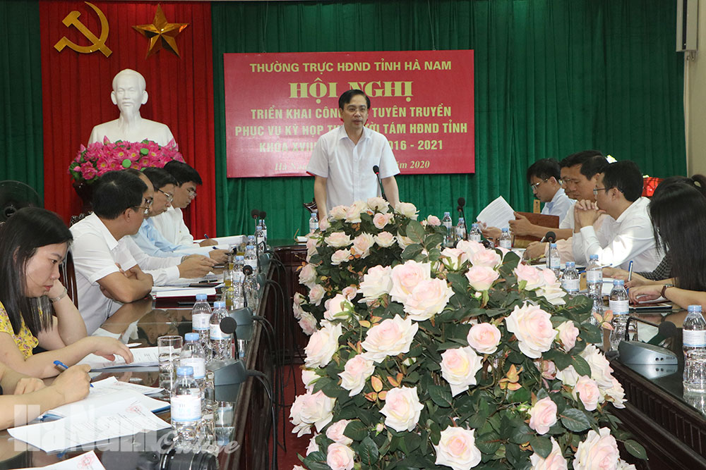 Triển khai công tác tuyên truyền phục vụ kỳ họp cuối năm HĐND tỉnh khóa XVIII