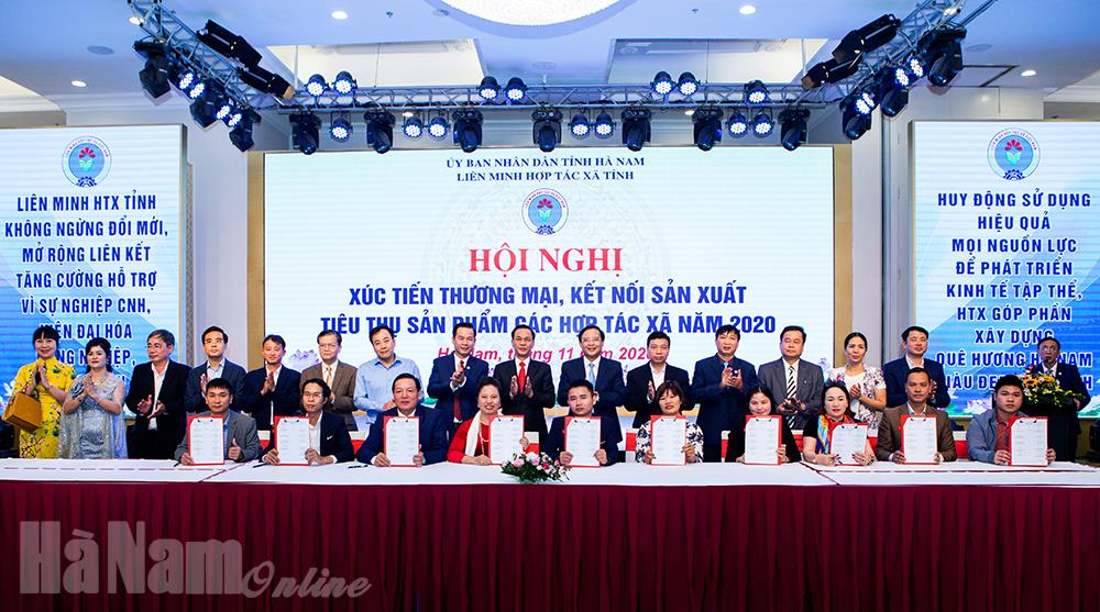 Liên minh HTX tỉnh tổ chức hội nghị Xúc tiến thương mại, kết nối sản xuất, tiêu thụ sản phẩm cho các HTX