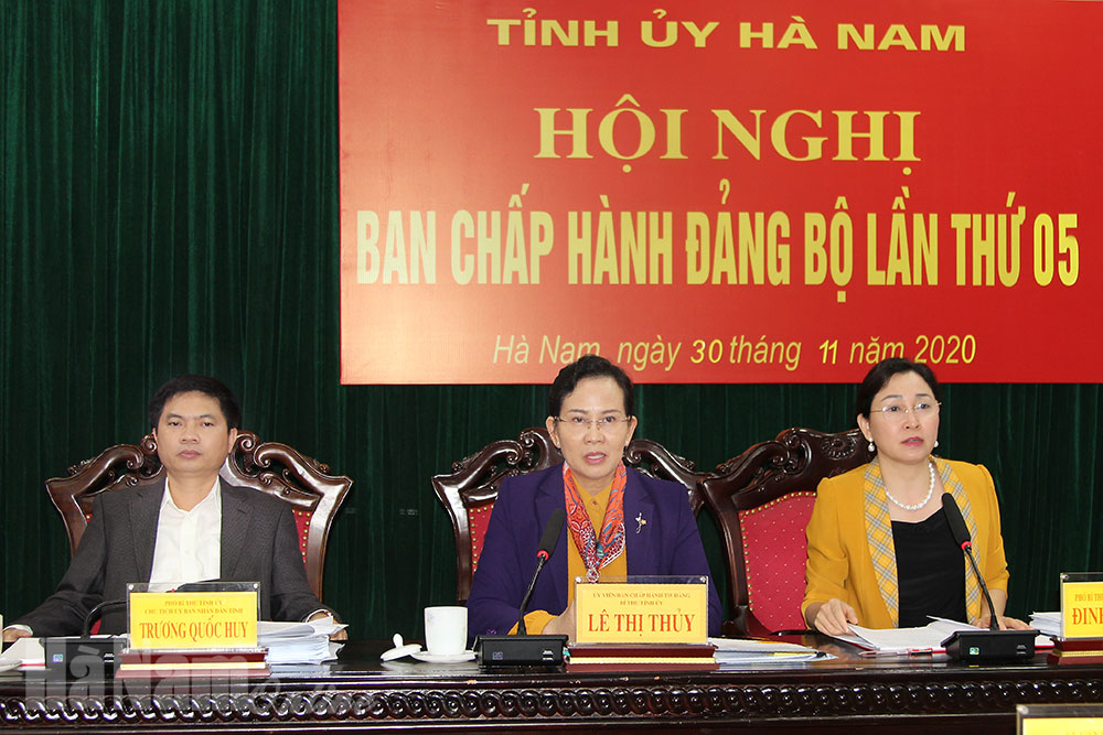 BCH Đảng bộ tỉnh tiếp tục chương trình làm việc chiều 30/11