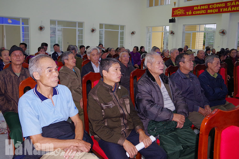 Công an thành phố Phủ Lý tuyên truyền phòng cháy, chữa cháy tại khu dân cư