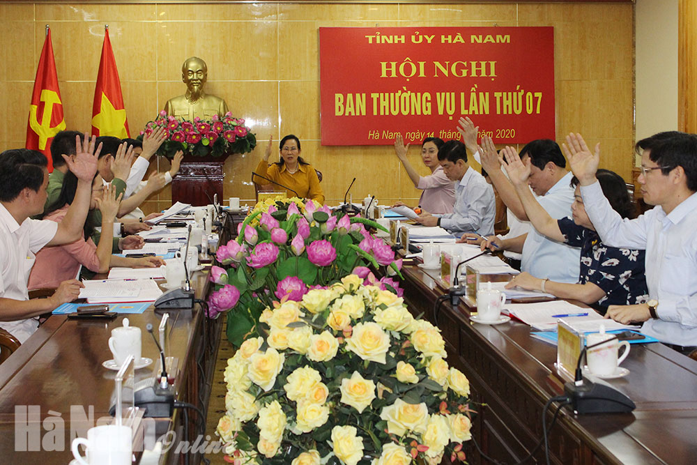 Hội nghị Ban Thường vụ Tỉnh ủy lần thứ 7