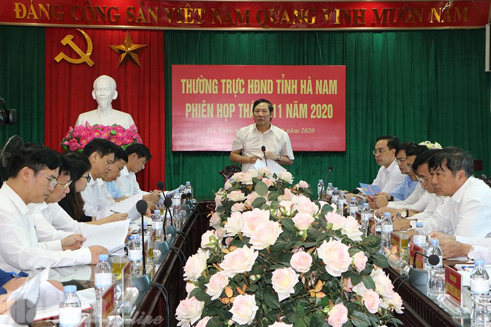 Thường trực HĐND tỉnh tổ chức phiên họp thường kỳ tháng 11