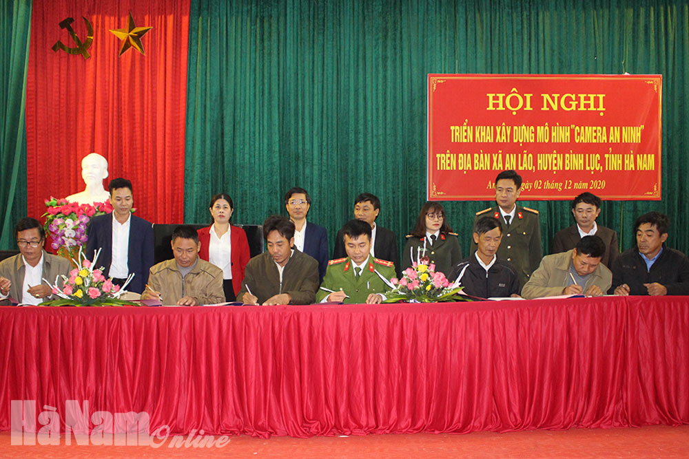 Xã An Lão triển khai mô hình "Camera an ninh"