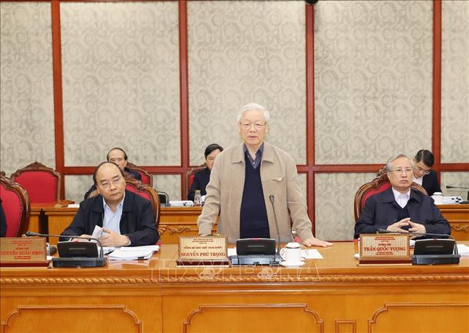 Tổng Bí thư, Chủ tịch nước Nguyễn Phú Trọng: Tiếp thu các ý kiến xác đáng, hoàn thiện dự thảo các văn kiện Đại hội XIII của Đảng