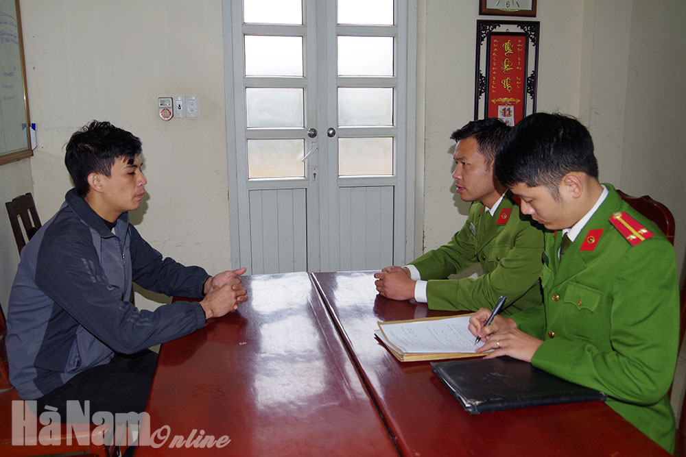 Công an huyện Thanh Liêm khởi tố đối tượng cố ý gây thương tích