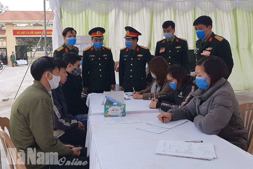 Bình Lục cơ bản hoàn thành khám tuyển nghĩa vụ quân sự