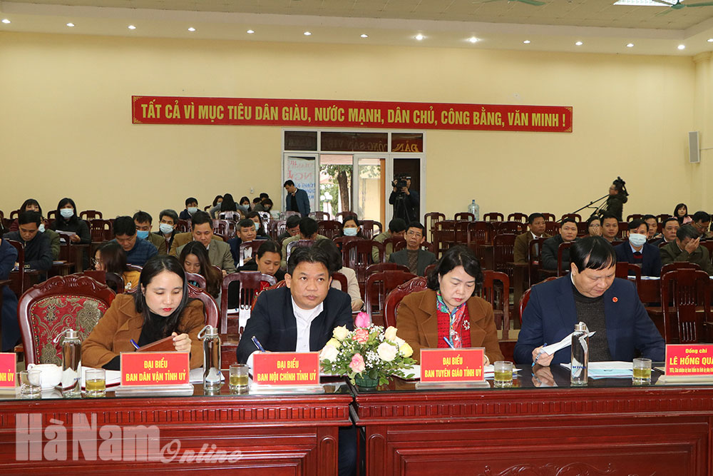 Huyện ủy Thanh Liêm tổng kết công tác xây dựng Đảng năm 2020