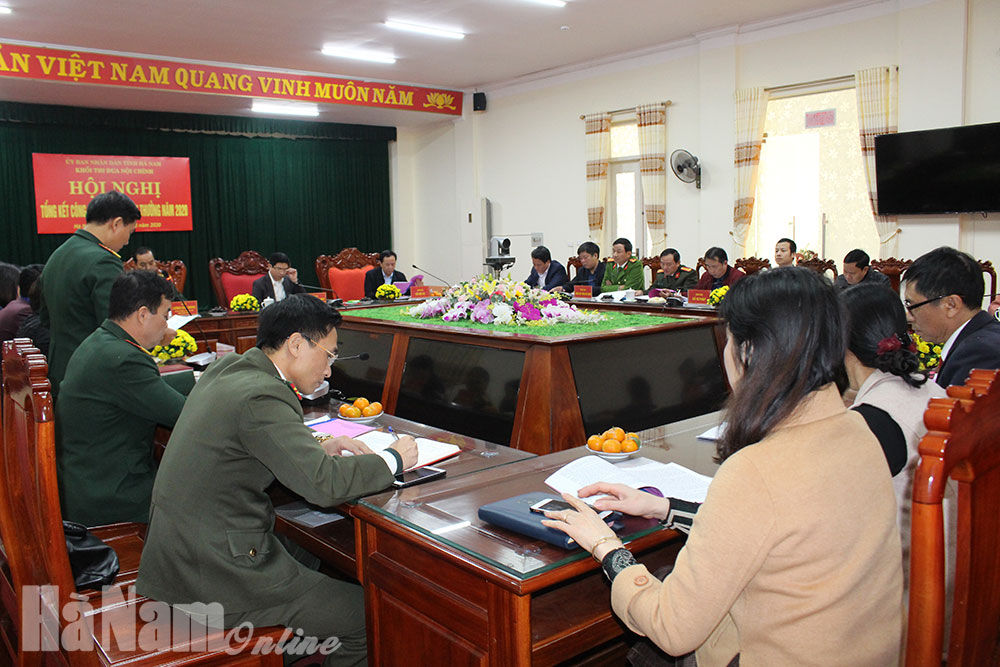 Tổng kết công tác thi đua, khen thưởng Khối Nội chính năm 2020