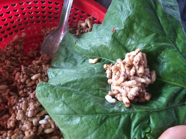 Về U Minh Hạ thưởng thức "đệ nhất đặc sản" nhộng ong hấp lá bầu