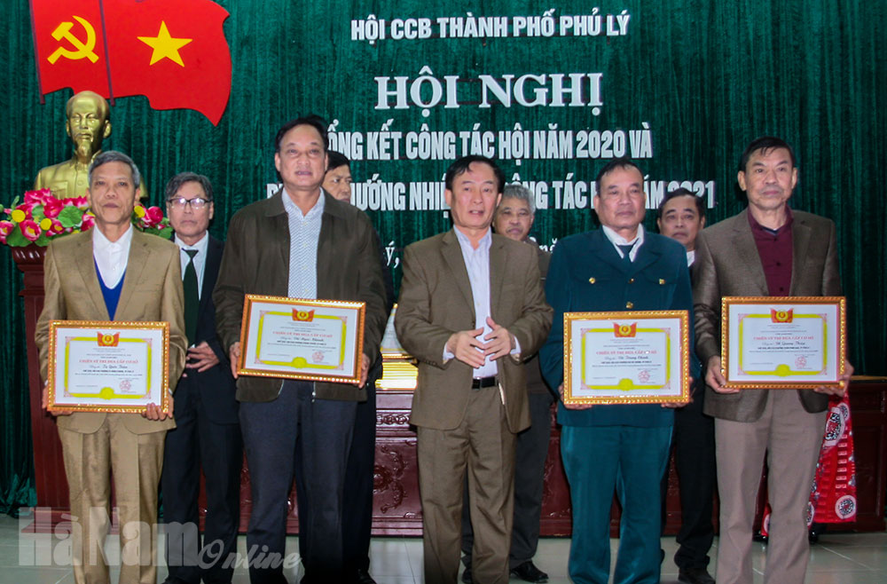 Hội CCB thành phố Phủ Lý triển khai nhiệm vụ năm 2021