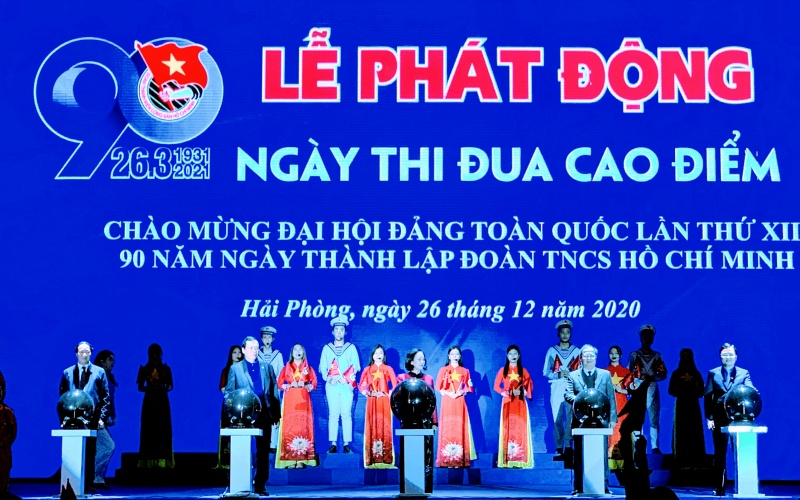 Tuổi trẻ cả nước thi đua chào mừng Đại hội XIII của Đảng
