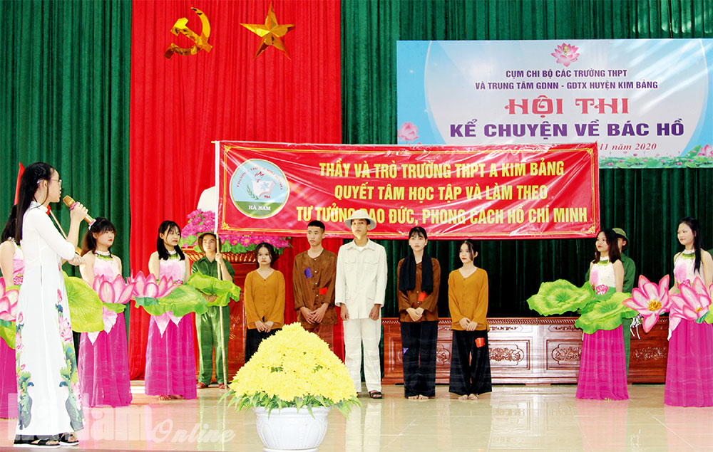 Ghi nhận từ Hội thi kể chuyện về Bác Hồ ở cụm các nhà trường Kim Bảng